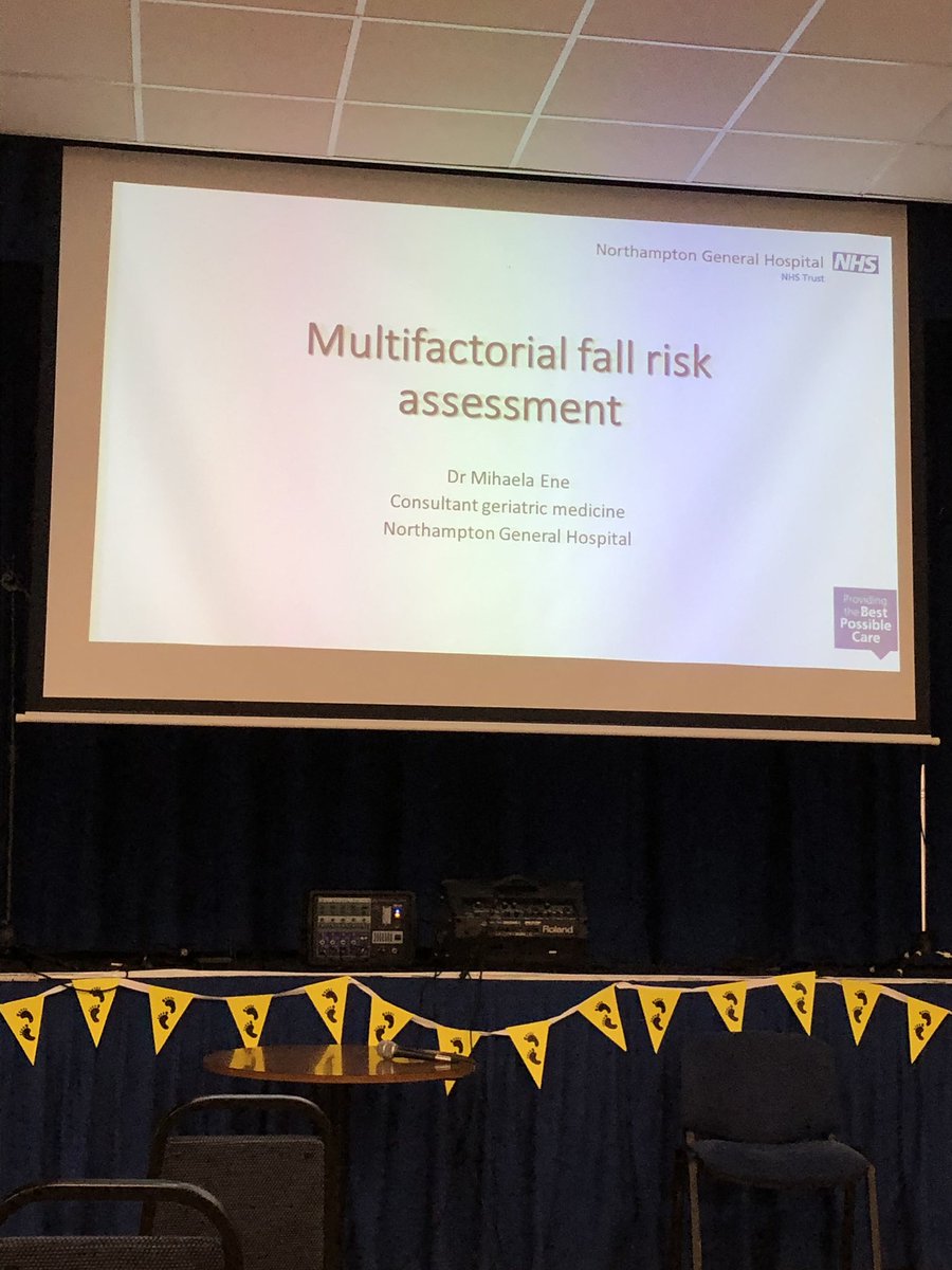 What better way to spend #fallsprevention week than at the 1st falls conference with <a href="/NGHnhstrust/">Northampton General Hospital 💙</a> <a href="/KettGeneral/">Kettering General Hospital</a> <a href="/NHFTNHS/">Northants Healthcare</a>. Networking with colleagues across the county and promoting #bestpossiblecare for our falls patients! Can’t wait to feedback <a href="/NGHTherapies/">NGH Therapies</a>