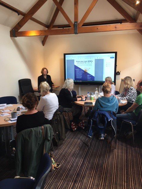 LinwoodTSA's tweet photo. Taking placed today in our training centre "Grow your own SENCo". Induction programme for New SENCO's and those wishing to update their skills. #senco #specialeducationalneeds #getintoteaching #professionaldevelopment #sentraining https://t.co/nudj3mgxeJ