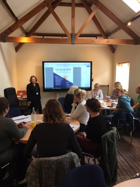 LinwoodTSA's tweet photo. Taking placed today in our training centre "Grow your own SENCo". Induction programme for New SENCO's and those wishing to update their skills. #senco #specialeducationalneeds #getintoteaching #professionaldevelopment #sentraining https://t.co/nudj3mgxeJ