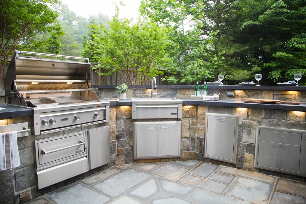 Outdoor cooking with the Lynx Grills range... What would you like to cook on this setup?