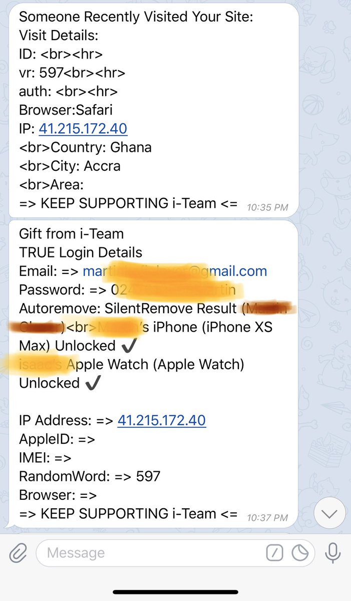 ihackicloud's tweet photo. Remove done sucessfully ✅ 
Ghana and South Africa
Script @i_phishers and best sms from @spoofsend 
For best service contact me 😉
#icloudremove #lostmode #icloudunlock https://t.co/u4i2j13iKx