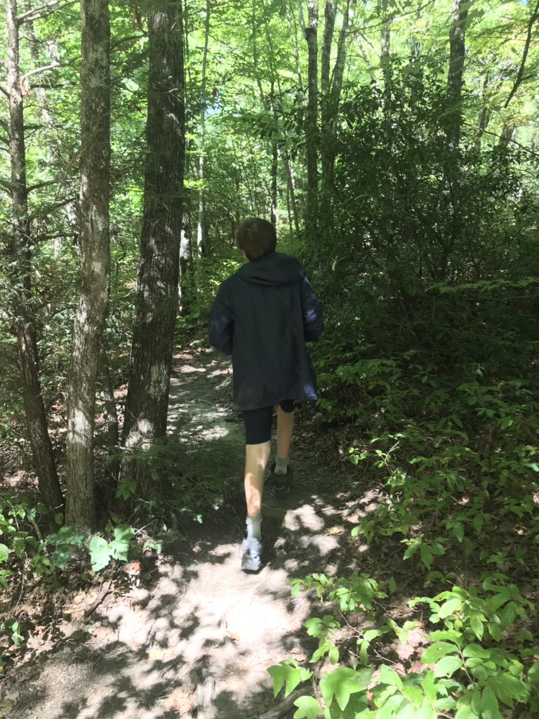 TrescaJulie's tweet photo. G.O.R.P. break before solo hikes and reflections. #johnrock #kanuga2019 #trinityexplores https://t.co/a51w85yPRh