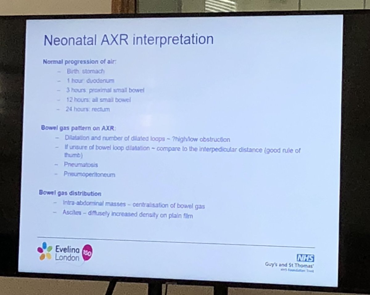 STRS_Evelina's tweet photo. Interpretation of abdominal X-rays in #neonates with acute abdomen-
#STRStips from @EvelinaLondon #Paediatric #radiology team
@thames_south https://t.co/dIOF7ar1ZX