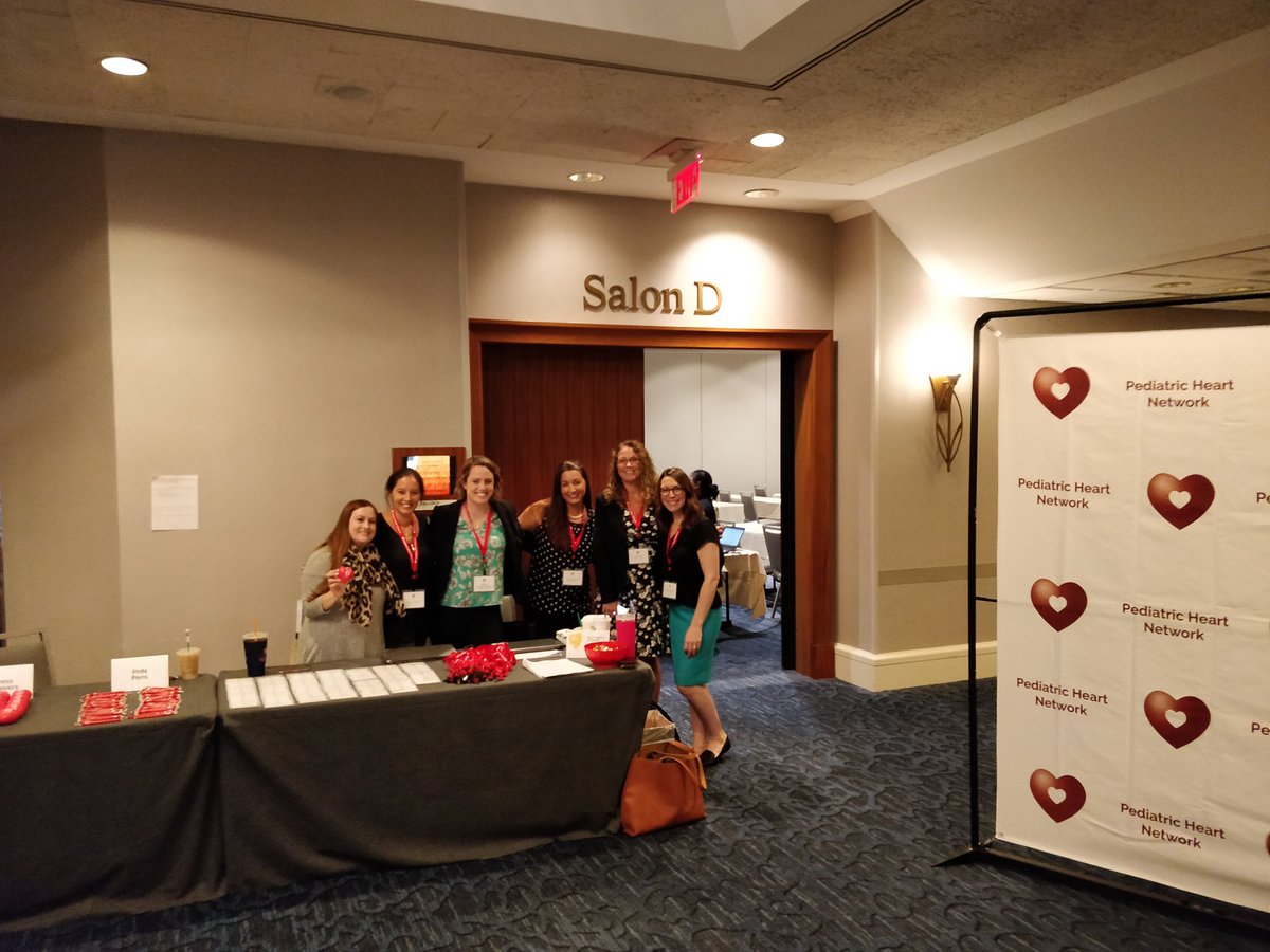 PHNresearch's tweet image. We&apos;re ready for day two of the #PediatricHeartNetwork Steering Committee Meeting! Come join us outside Salon D on the 4th floor!
