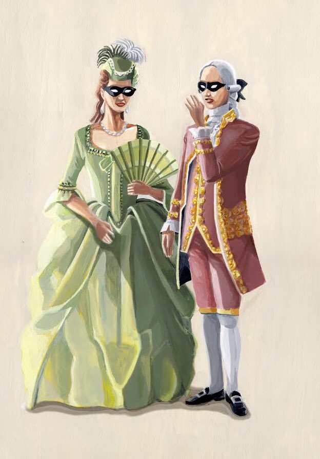 Shunpei Kamiya マリー アントワネットとモーツァルト Marie Antoinette Meets Mozart イラストレーション Illustration Shunpei Kamiya マリー アントワネットとモーツァルト Marie Antoinette Meets Mozart イラストレーション Illustration
