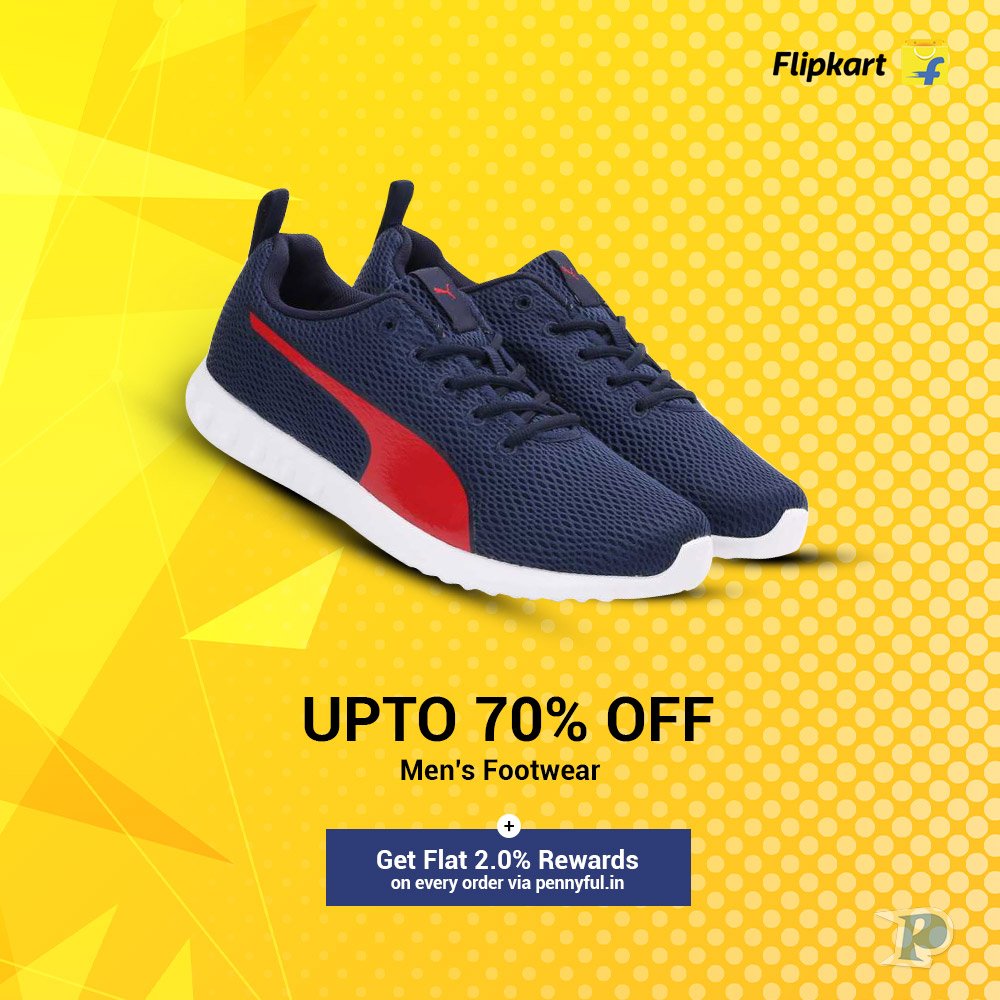 flipkart mens footwear offers discounts