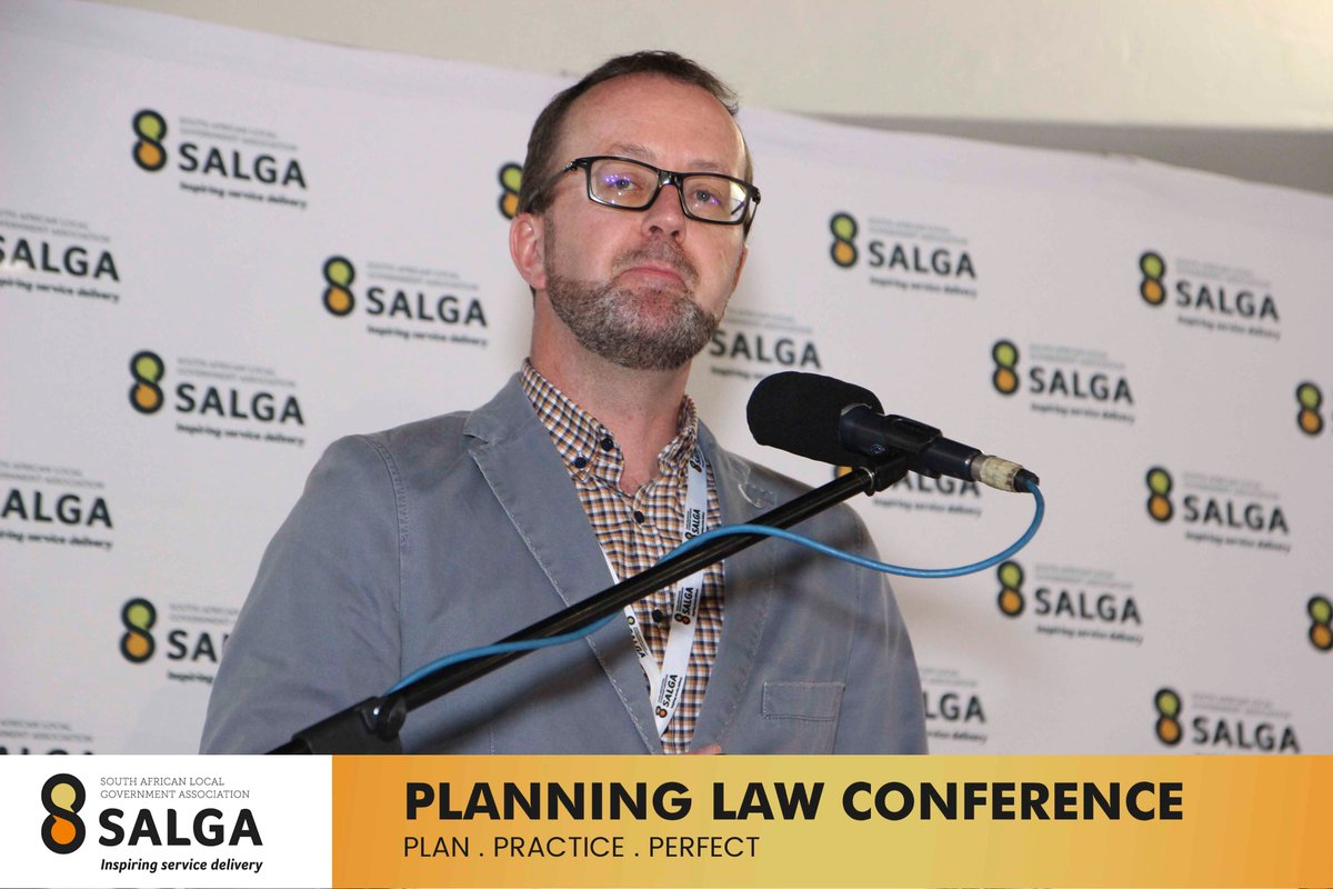 SALGA_Gov's tweet photo. Professor J De Visser from Dullar Omar Institute and Mr X Poswa, presenting on Deconstructing SPLUMA Bylaws for effective Spatial Planning. #PLC2019 #PlanPracticePerfect #SALGA #Inspiringservicedelivery https://t.co/MC8qfCBnJO