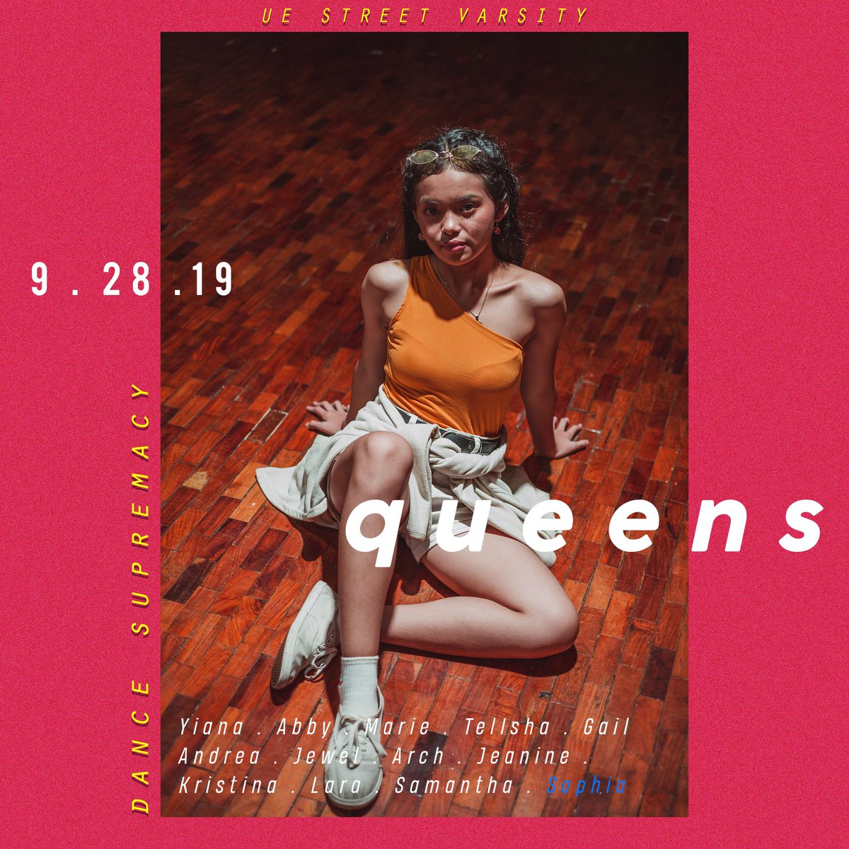 sophiareiii_'s tweet photo. Be with us on dance supremacy KINGS & QUEENS - Highschool Division on Sept 28, 2019, Saturday at Tanghalang Pasigueno.
#UESV
#DSQueens
#HSDivision
๐ท Jryan Quines
๐ James Quines https://t.co/2USePgU5fL