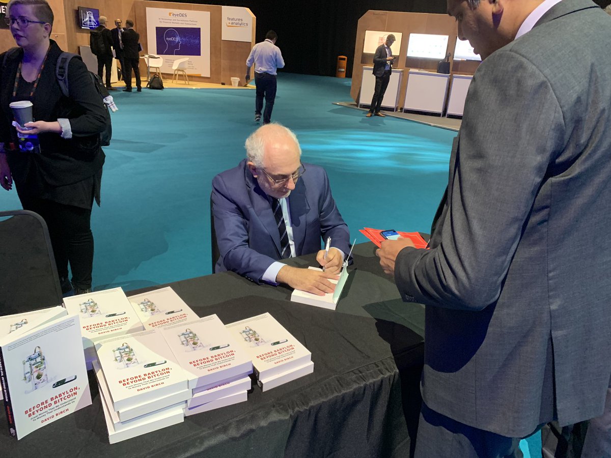 “Before Babylon, Beyond Bitcoin” book signing right now @Innotribe with @dgwbirch