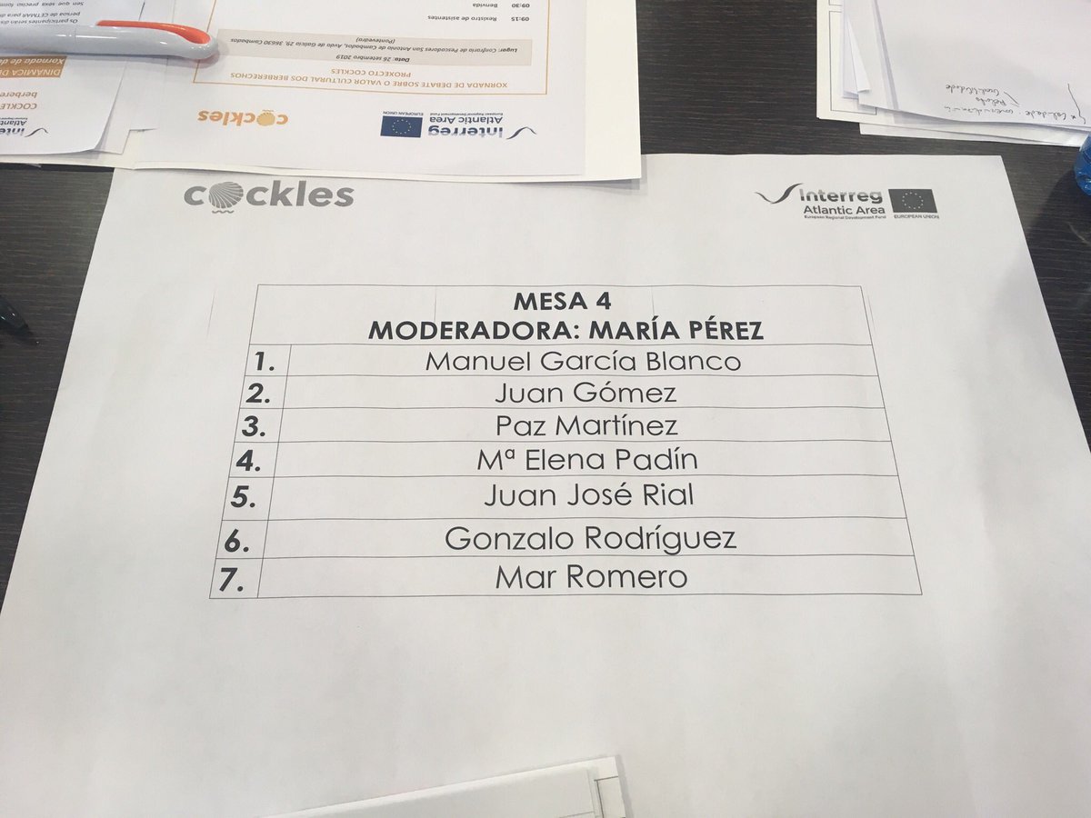 MRomeroAlonso's tweet image. Un verdadeiro pracer haber formado parte do taller  de debate sobre o valor dos berberechos do proxecto #Cockles #Mesa4
Gracias @COCKLES_project  @FundacionCETMAR por contar conmigo  #croques #birbirichos 😍