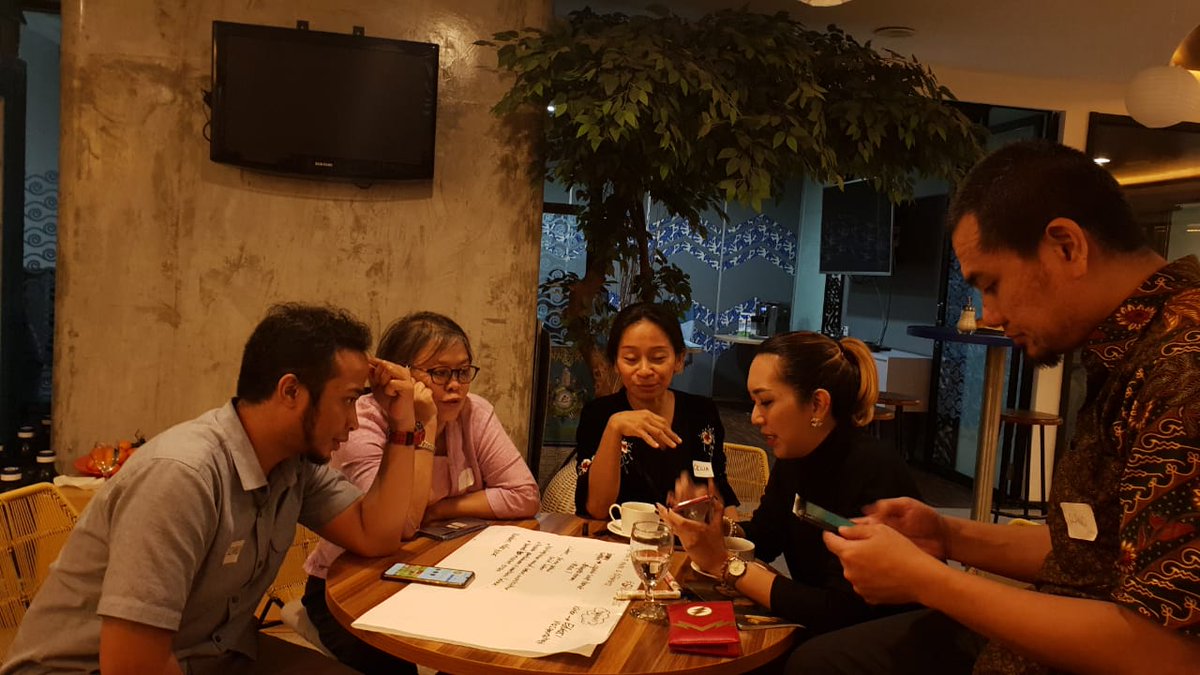 EdelmanID's tweet image. Lively and insightful group discussions on branding sustainability.