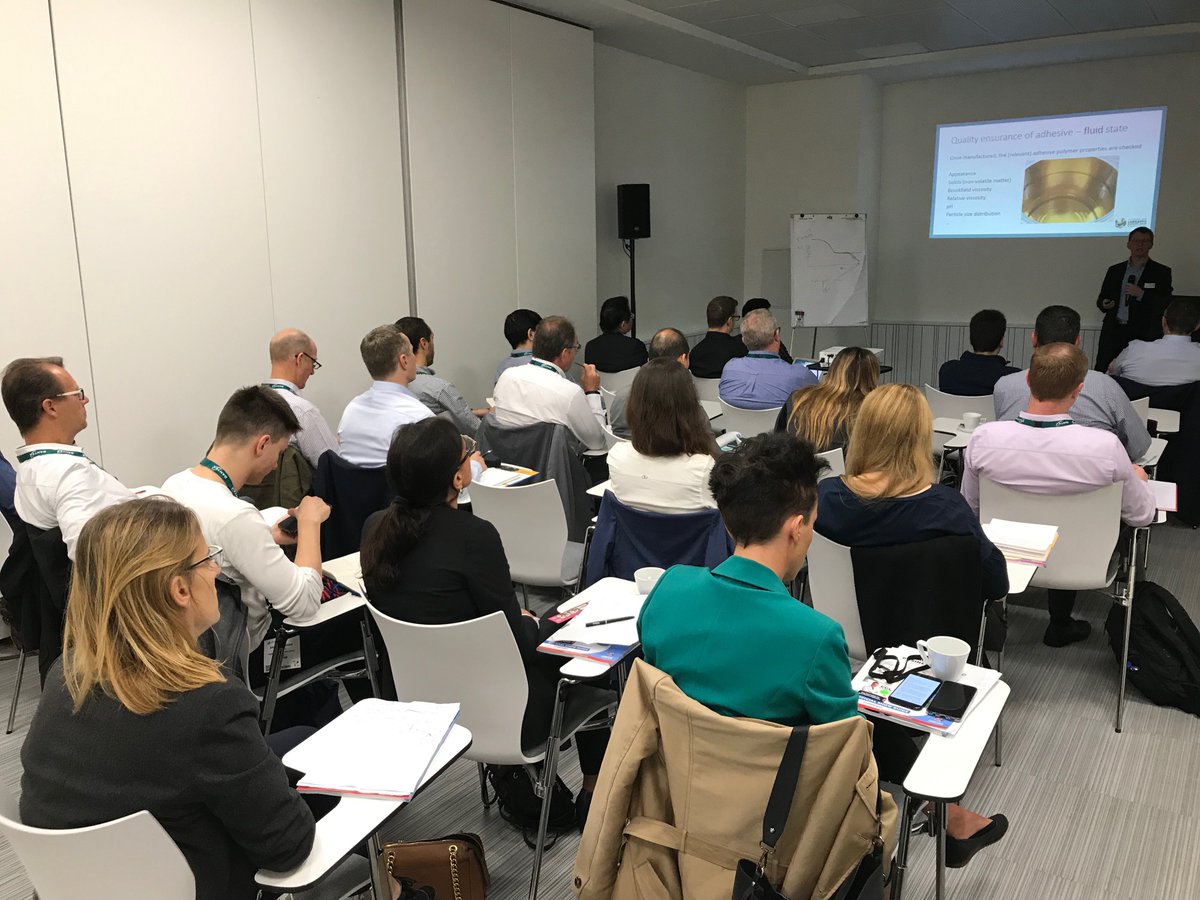 Labelexpo's tweet image. This morning’s Self-Adhesive Label Materials Workshop explored why different laminate constructions are needed, their usage and how to identify them. It was presented by leading experts from the field of self-adhesive #label substrates… labelexpo-europe.com/self-adhesive-… #LabelexpoEurope