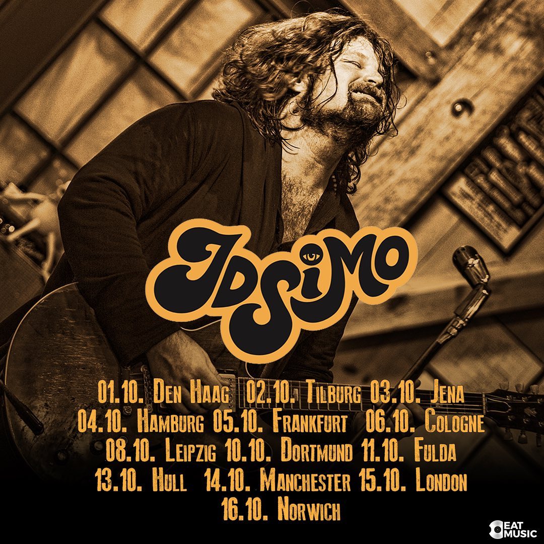 JDSimomusic's tweet image. #Europe - heading your way next week! #keepitgreasy ✌️

10-1 Den Haag NL
10-2 Tilburg NL
10-3 Jena DE
10-4 Hamburg DE
10-5 Frankfurt DE
10-6 Cologne DE
10-8 Leipzig DE
10-10 Dortmund DE
10-11 Fulda DE
10-13 Hull UK
10-14 Manchester UK
10-15 London UK
10-16 Norwich UK