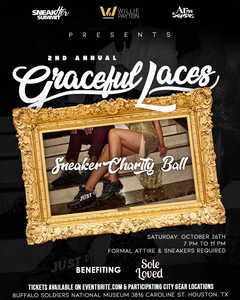 We are SO honored and excited to have been chosen as this year’s charity recipient for the 2nd Annual Graceful Laces Sneaker Charity Ball!!!!!! Say What?! We are SO grateful!!!!! #together #wecanmakeadifference ♥️👊🏻