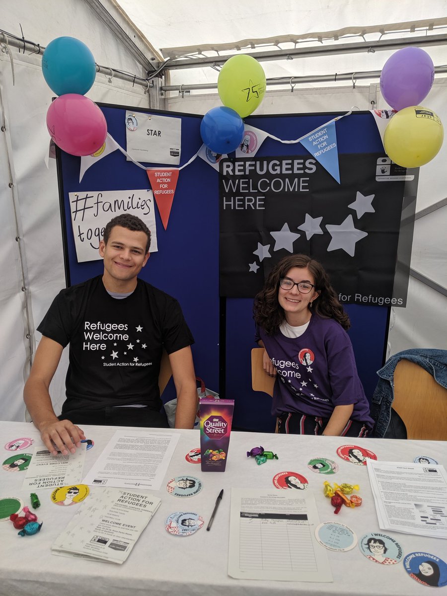 We're at societies fair all day! Come along and say hi and find out how you can get involved ⭐⭐⭐ #hellobrum