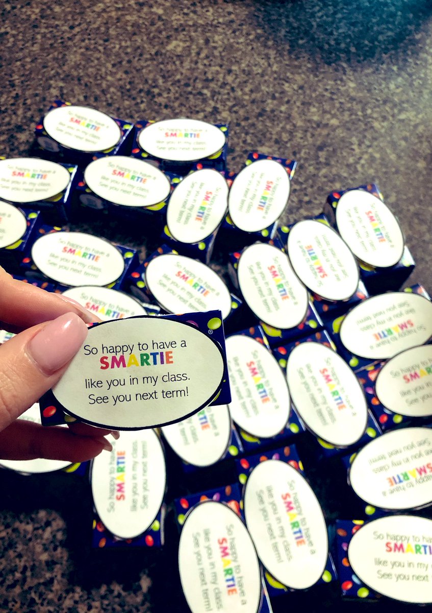 End of term treat for my little smarties! 🍬  #bringonterm4
