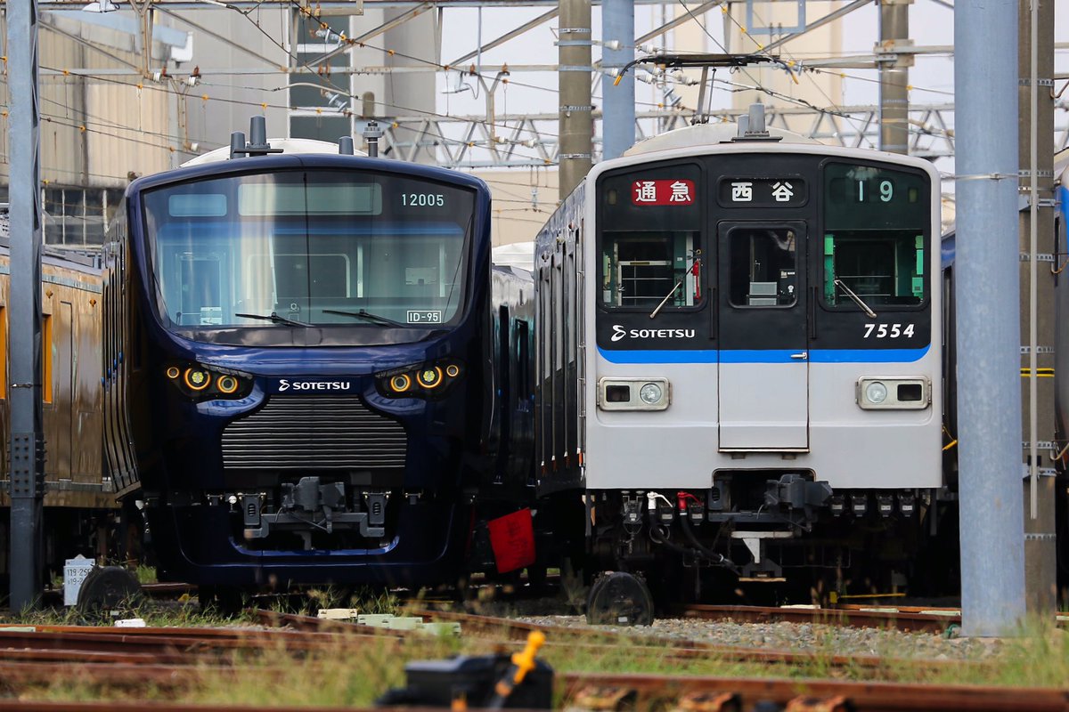 相鉄新7000系の方向幕・種別幕が交換され、11月30日ダイヤ改正からの新