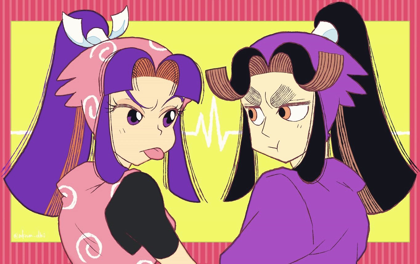 もりもとちとせ 落乱57巻より 滝夜叉丸とトモミちゃんは髪型が似ているので喧嘩になる きり丸 も言ってたとおり くの一教室イチの武闘派トモミちゃん Vs 教科も実技も学年イチと自惚れる滝夜叉丸 の戦い これはチケットが売れそう Nin Draw