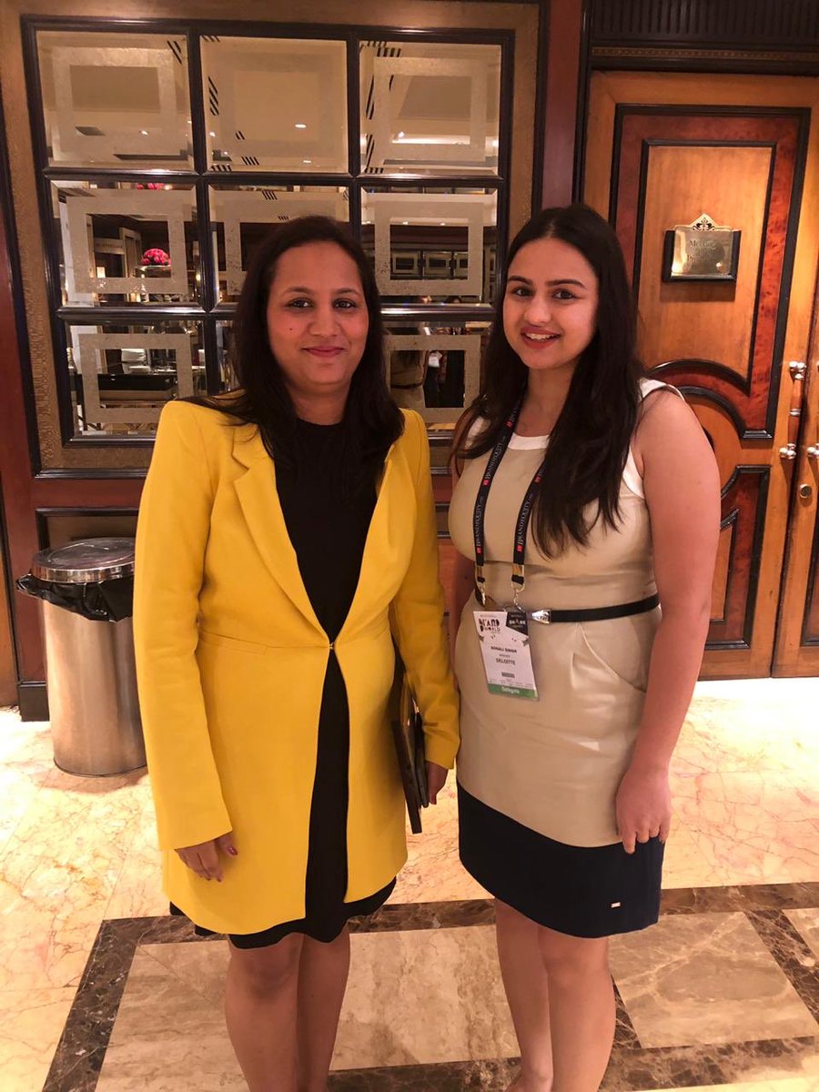 sonnalii's tweet photo. Finally met @VandanaChamaria where she spoke on ‘The future of Digital Immersion’ which is based upon the three key pillars Assist, Augment and Accelerate at the Brand Equity Summit! #BWS2019 #ETBWS https://t.co/aPzbnUnZQt