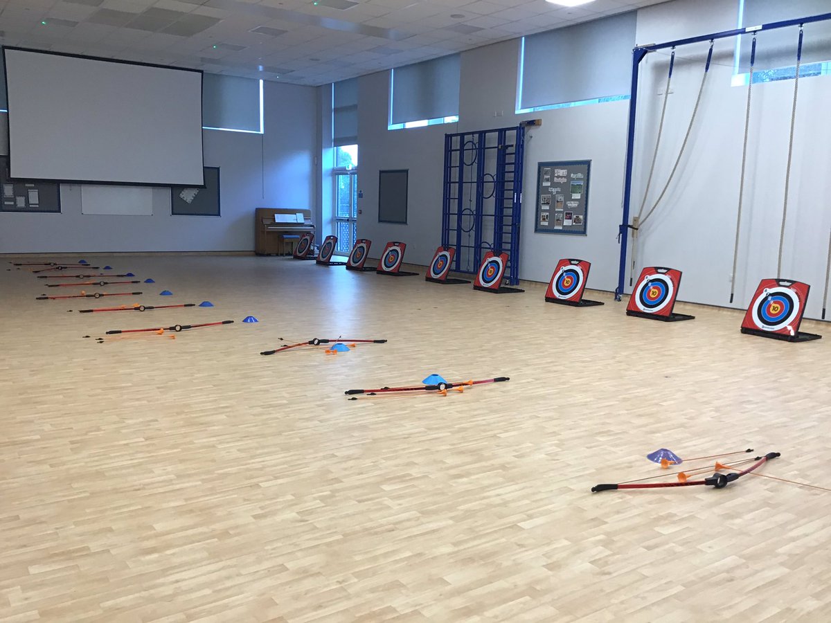 Dinnington_C10's tweet photo. We are looking forward to hosting the Archery Gosforth Gets Going event today for year 3 and 4! #gosforthschoolstrust https://t.co/kbFm2ZMJcY