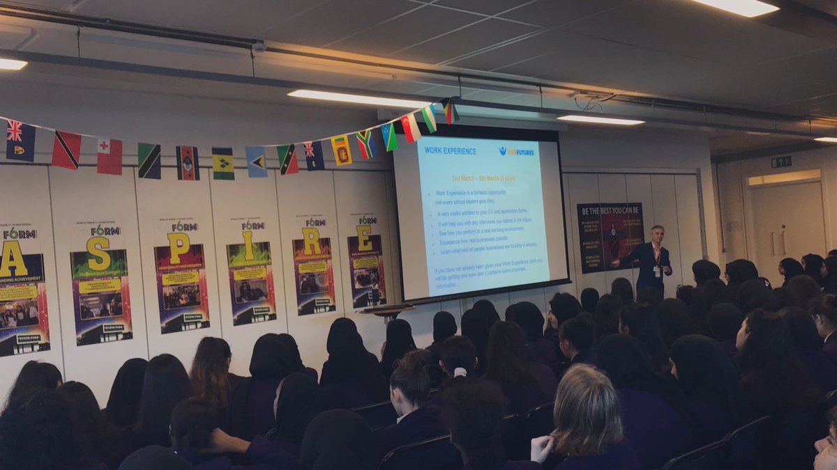 Exciting morning launching Year 10 work experience with @ForOurFutures 

👩‍🔬👩‍🎨👩‍💻👩‍⚖️👷‍♀️