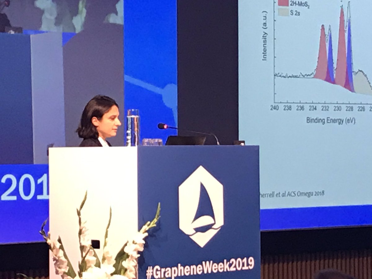 GrapheneEU's tweet photo. 3D printed micro supercapacitors have a variety of applications including energy storage, says 
Cecilia Mattevi of the @imperialcollege London. https://t.co/z5DwL0YT5u
