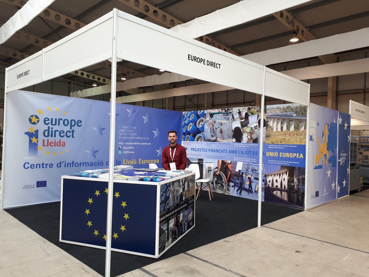 EDlleida's tweet photo. Bon dia! Tot a punt a l' estand @EDlleida @paerialleida a la #FiradeLleida2019 @FiradeLleida1 Ens hi trobareu fins diumenge 29/09 https://t.co/LqCyOPWdZc