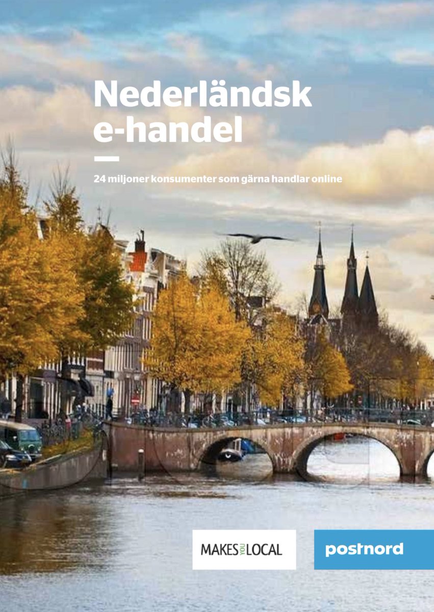 MakesYouLocal's tweet image. Today our colleague Henrik Hansen will speak at PostNords Retailday in Borås. PostNord will also today release an export guide to the Netherlands, a report we have developed for the swedish online businesses . We are ready (-: #succeedabroad