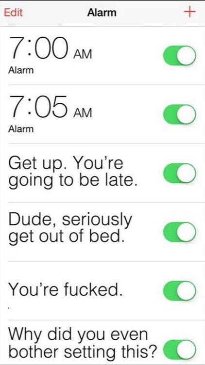 MyBaggageHQ's tweet image. You VS The alarm
Who wins? #morningproblems