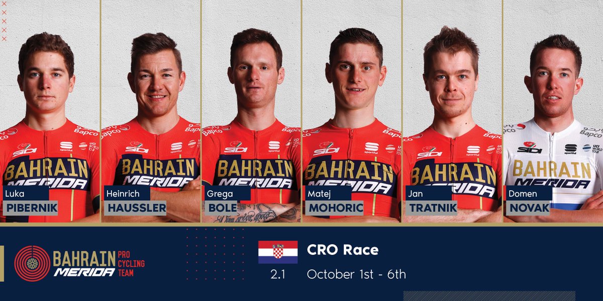 BHRVictorious's tweet image. Meet our team for #CROrace:

🇸🇮 @bolegrega
🇦🇺 Heinrich #Haussler
🇸🇮 @matmohoric
🇸🇮 @DomenNovak
🇸🇮 @pibernik
🇸🇮 @JTratnik 

📝 &amp;gt; bit.ly/2mTsY9K

#RideAsOne