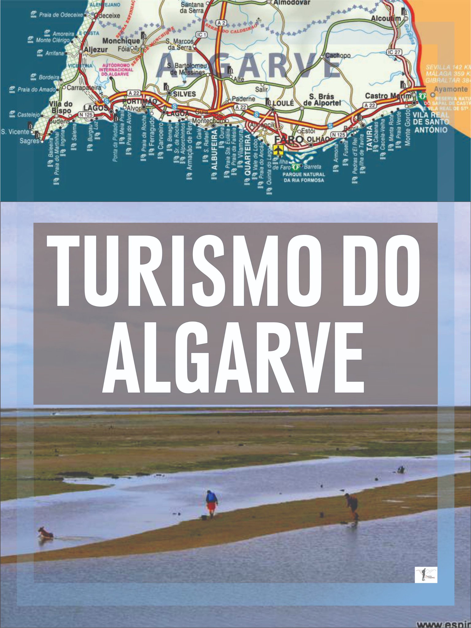 Mapa-de-Portugal-Distrito-de-Faro - Espírito Viajante