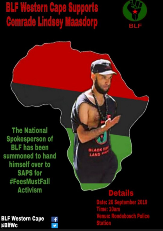 BlfWc's tweet photo. We unequivocally support the National Spokesperson of our unapologetic movement. Try as they might, they are mere obstacles to realising our goals of a free decolonised Afrika. Izwe lethu 🤚🏿 Aluta Continua https://t.co/rHWeT8ywmF