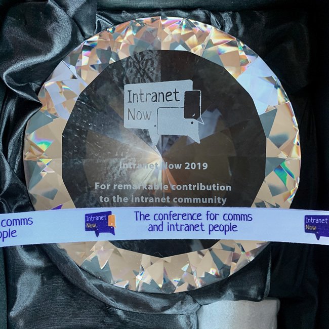 Find out who wins the #IntranetNow Diamond Award (for remarkable contribution to the intranet community) at our London conference on the 4th of October.

Peruse the nominees shortlist and longlist now, for excellent people to follow: intranetnow.co.uk/diamond-award-…