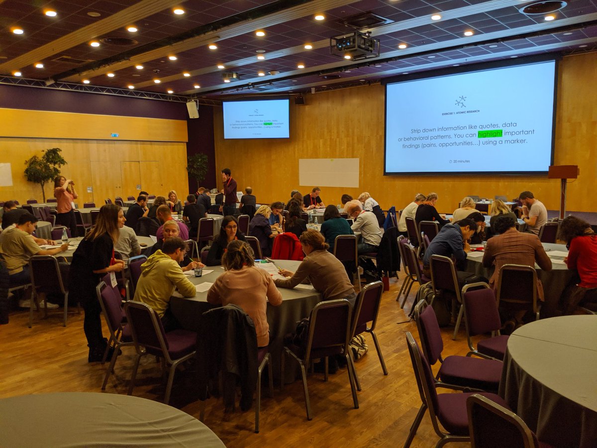 #euroia19 is starting ! Thanks everyone for taking part in our workshop! Design at scale
