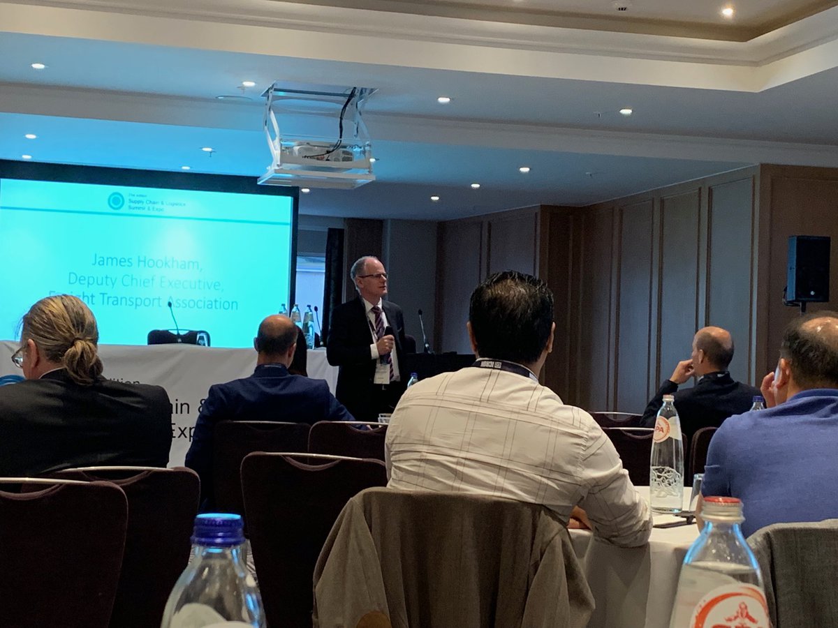 James Hookham ⁦<a href="/newsfromfta/">Freight Transport Association</a>⁩ offers high level guidance in Brexit Workshop #SCLEMEA19 ⁦@InvestFlanders⁩