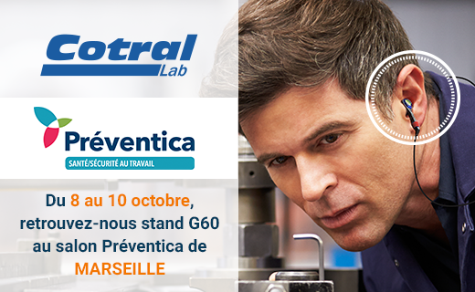 [J-15] 📅
Dans 2 semaines débute le salon PREVENTICA MARSEILLE ⏱ sur la santé et la sécurité au travail. Retrouvez l'équipe #CotralLab du 8 au 10 octobre, stand G60 📍  

Inscription gratuite juste ici ➡️ lnkd.in/dx_kBjF
CODE INVITATION : EIMA080

#marseille #prévention