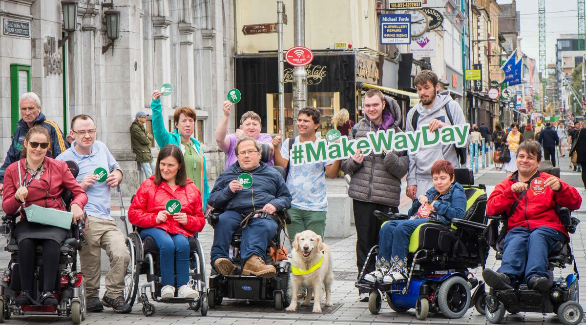 corkcitycouncil's tweet photo. Today is #MakeWayDay
“Make Way Day” is a campaign that brings the disability and wider community together to consider the needs of people in the public spaces we share.
What are the obstacles?
➡️Cars parked on footpaths
➡️Bicycles illegally parked
➡️Bins left on footpaths https://t.co/hr2jsA2iOO
