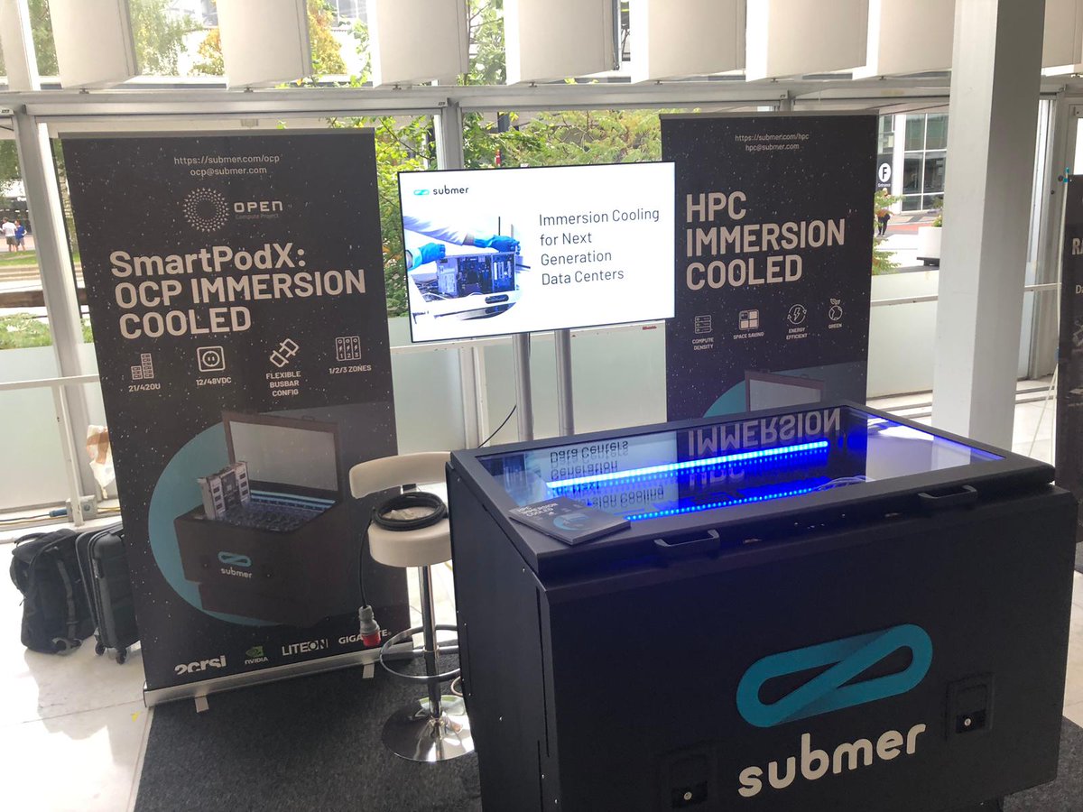 submertech's tweet image. @OpenComputePrj Regional Summit has started! Meet with @submertech crew at booth A6 and discover the benefits of our #SmartPodX!
@DanielPope83 @ddaltun @polvallssoler