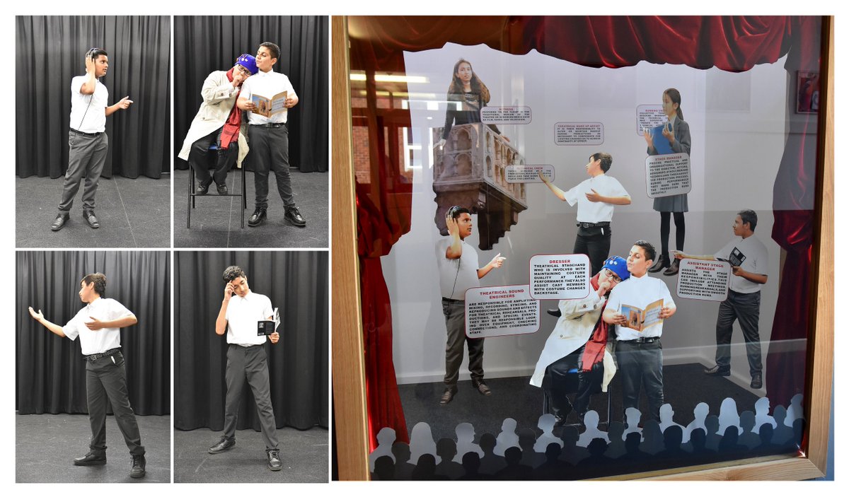 DenbighHigh's tweet photo. #Wow! From #Drama lesson to Drama display! #TheatricalSoundEngineer #Dresser #StageManager #Actor #TechnicalCrew #RunningCrew https://t.co/JdzgMT1sGH