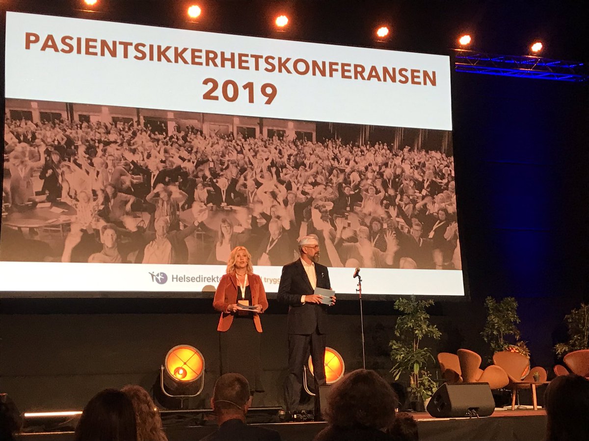 Årets viktigste konferanse er i gang! #itryggehender #pasientsikkerhet
