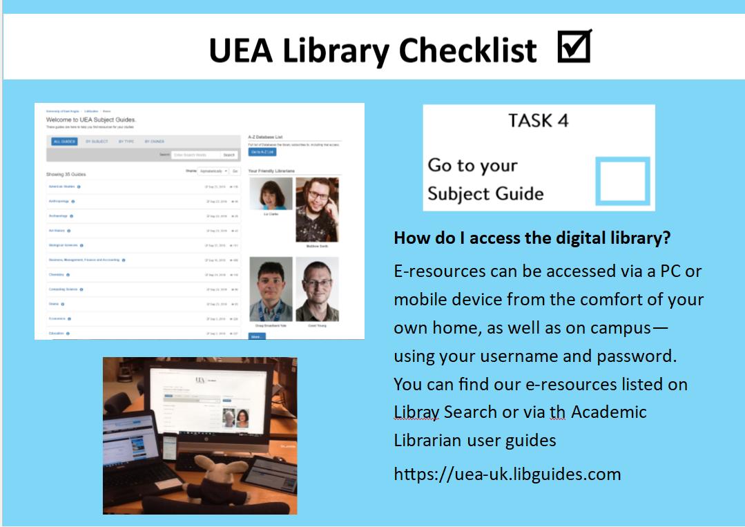 UEALibrary's tweet image. Using the Library - Task 4.  #UEALibraryChecklist #LibraryMascots #RequestReadReturn
