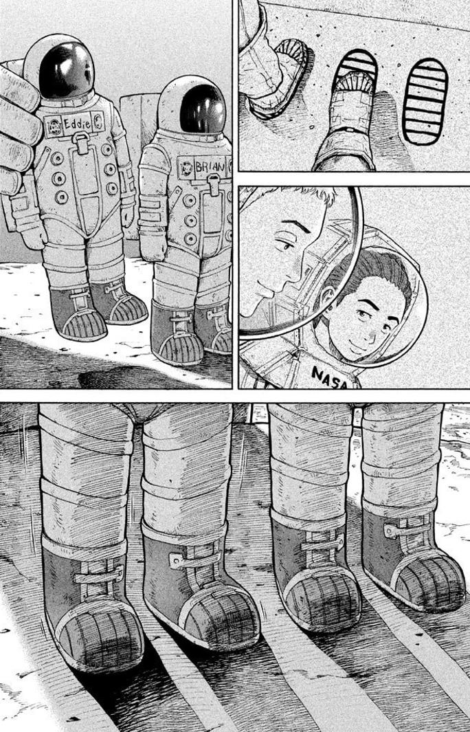 「なあブライアン…兄ちゃんが本当に月に行ったらお前も行くか…?」
「うん」

あの日、小さな部屋の「月面」で、青い地球を眺めながら交わしたふたりの約束。それはもう一組の「宇宙兄弟」の夢の始まりーー

(30巻#279)
#宇宙兄弟のことば #宇宙兄弟カレンダー 【1月】 