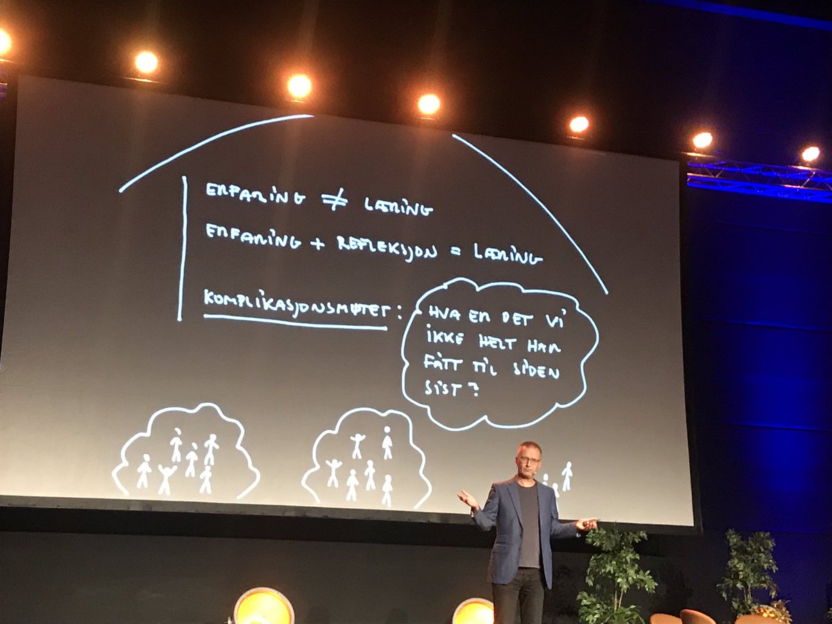 Erfaring + Refleksjon = Læring #itryggehender #pasientsikkerhet