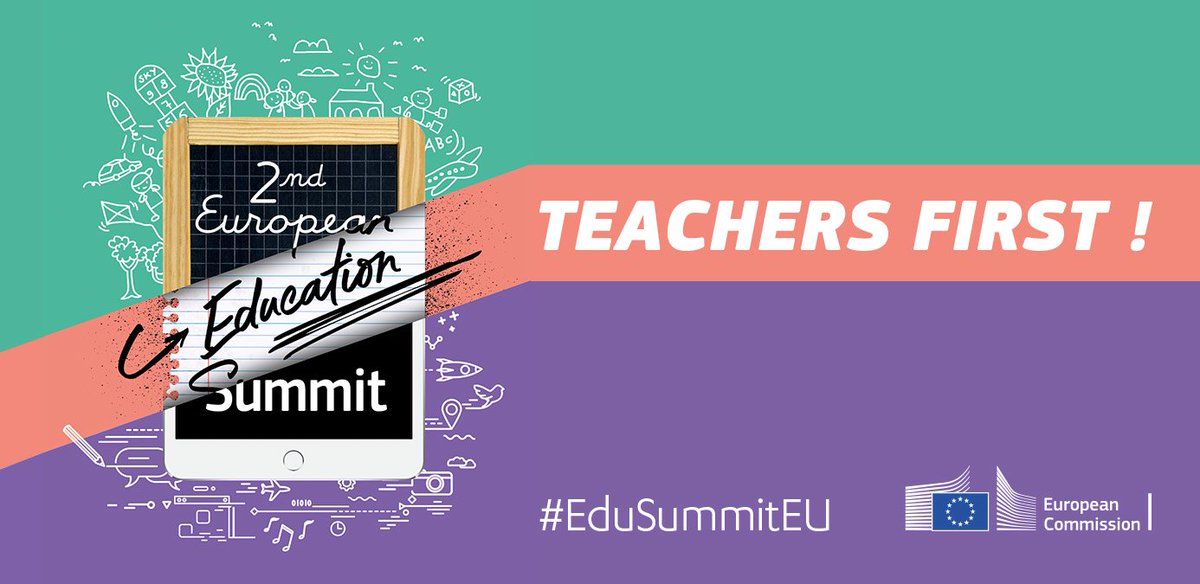 What challenges are teachers facing today?
What future developments do we need to anticipate?
The second #EduSummitEU is taking place today, find all the information here: europa.eu/!cb67VC