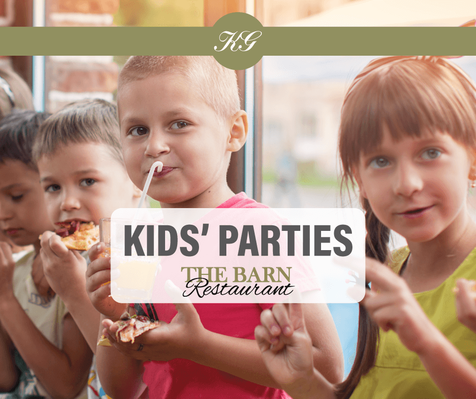 Host your child's next birthday party at The Barn Restaurant!

🍔 Family-style restaurant
🖍️Children's play area
🎉 Themed parties
🍕 Pizza making 
And more!

For more information, contact our functions team on 021 658 4500 or functions@kelvingrove.co.za
