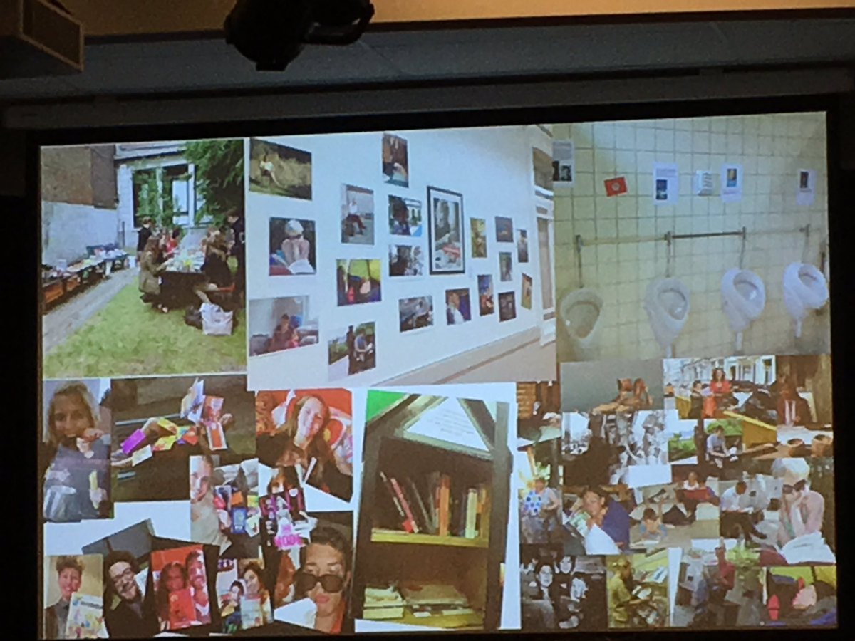 KWeCarine's tweet photo. Inspirerende lezing rond leesbeleid van @IrisVansteelandt: maak van je school een visueel inspirerende leesomgeving! #LNTlezen @SLO_nl https://t.co/4zJv0MkzQj