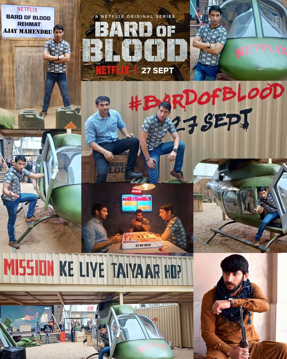 AjayMahendru6's tweet photo. R u Ready ?
Feeling Great to Share Screen Space with Stars in my Debut Web series 4 #netflix #webseries  #bardofblood #redchillies #srk #bilalsiddiqi  #ribhudasgupta #starcast #emraanhashmi #jaideepahlawat #vineetsingh #kirtikulhari #sobhitadhulipala #danishhusain #ajaymahendru https://t.co/ETqyaLg4Fj