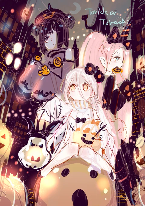 ハロウィンイラストラフ 