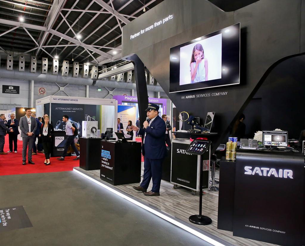 Satair (@satair_aviation) on Twitter photo Here at MRO Asia-Pacific in Singapore, Wilson Kang, Product Manager at Satair, is giving a keynote speech about Cabin Air Quality while many customers stop to listen when passing by. Satair is a proud provider of cabin air filter solutions supplied by <a href="/PallCorporation/">Pall Corporation</a>.
#mroap Here at MRO Asia-Pacific in Singapore, Wilson Kang, Product Manager at Satair, is giving a keynote speech about Cabin Air Quality while many customers stop to listen when passing by. Satair is a proud provider of cabin air filter solutions supplied by <a href="/PallCorporation/">Pall Corporation</a>.
#mroap