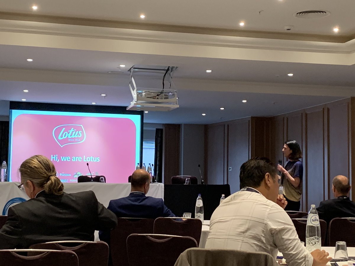 Valerie Demeyer @LotusBakeries customs coordinator explains how they prepared for Brexit impact @InvestFlanders Workshop #SCLEMEA19